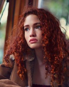 Red Hair Pictures, Red Curly Hair, Cherry Trees, Long Red Hair, Makeup Clothes, Auburn Hair, Hair Reference, Beautiful Lips, Ginger Hair