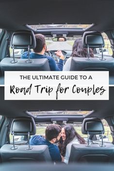 the ultimate guide to road trip for couples in an suv, with text overlay