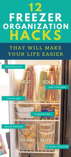 the freezer organization hacks that will make your life easier by using food items