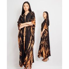 Beautiful tie dye kaftan in black and white colour, cool rayon fabric, great for summer. Batwing loose style to fit S to XL or UK 10 to 16. Legnt from top shoulder to hem 135 cm Armpit to armpit 95 cm suitable for women 5'5" and under Black Free Size Tunic Kaftan, Black Maxi Dress With Batik Print, Black Maxi Dress With Kimono Sleeves For Summer, Casual Black Kaftan For Festival, Black Long Beachwear Kaftan, Black Beach Maxi Dress With Kimono Sleeves, Black Free Size Casual Kaftan, Black V-neck Casual Kaftan, Black Casual V-neck Kaftan