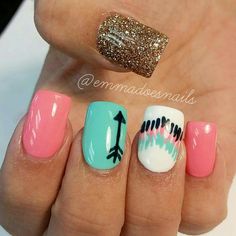 Love love love Southern Nails Designs Country, Faith Nails Designs, Country Festival Nails, Southern Nails, Faith Nails, Flirty Nails, Country Nail Designs