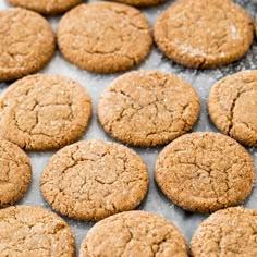 several cookies sitting on top of a baking sheet