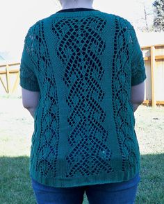 "This beautiful hand knit sweater has a loose and comfortable fit. The lace panels add a feminine touch. Yarn used is comprised of 60% cotton, 30% viscose, 10% linen. Color is jade green. This sweater is designed to be loose fitting. Will best fit a 36-38 inch bust. Garment Measurements: Bust: 42\" (Shown on a 36\" bust) Total length: 22.5 inches Length from underarm to hem: 15\" Sleeve Circumference: 12\" Care Instructions: Hand wash cold and gentle. Roll in a towel to absorb excess moisture. R Green Sweater Women, Baggy Sweater, Sweater Lace, Baggy Sweaters, Sweater Oversized, Linen Color, Knit Sweaters, Hand Knitted Sweaters, Women Sweater