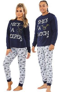 Premium Quality MATCHING COUPLE Harry Potter Quidditch Pyjamas Set Nightwear Long Sleeve Pjs, New Winter Clothing Pjs For Couples, Matching Pjs For Couples, Halloween Pyjamas, Long Sleeve Pjs, Harry Potter Quidditch, Couple Pajamas, Pyjamas Set, Matching Pjs, Halloween Pajamas