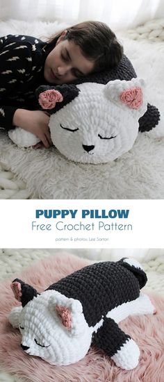 Perfect Pillow for the Kiddos, Free Crochet Patterns | Your Crochet Animal Pillows Pattern, Cat Pillow Pattern, Kitty Pillow, Kat Haken, Confection Au Crochet