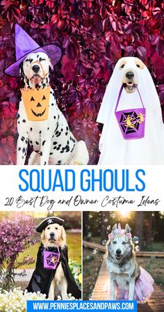 Squad Ghouls: 20 Best Dog and Owner Costume Ideas