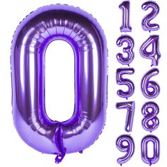 an inflatable balloon with numbers and balloons attached to it