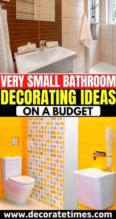 bathroom decorating ideas on a budget