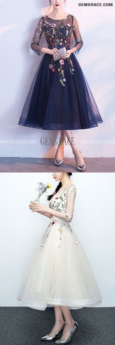 10% off now|Free shipping world-wide. Floral Champagne Tulle Party Dress With Sheer Sleeves at GemGrace. Click to learn our pro custom-made service for wedding dress, formal dress. View #HomecomingDresses for more ideas. Sheer Bodice Long Sleeve Evening Dress For Spring, Long Sleeve Evening Dress With Sheer Bodice For Spring, Spring Evening Dress With Sheer Bodice And Long Sleeves, Spring Long Sleeve Evening Dress With Sheer Bodice, Spring Tulle Long Sleeve Evening Dress, Spring Long Sleeve Tulle Evening Dress, Champagne Evening Dress For Spring, Spring Champagne Evening Dress For Prom, Spring Knee-length Tulle Evening Dress