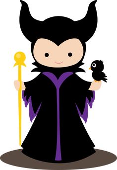 a little boy dressed as maleficent holding a bird