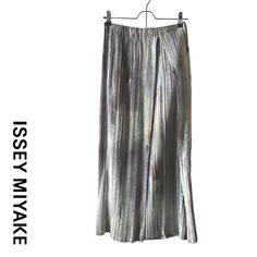 Issey Miyake 1999 Heavenly Collection Pleated Watercolor Seafoam Wrap Maxi Skirt Dm Me Before Purchasing Personal Archive Might Keep Great Vintage Condition Maxi Skirt With Double Layer Split Front #Pleats #Isseymiyake #Maxi #Watercolor #Cottage Other Brands In My Shop: Christian Dior J’adore Jean Paul Gaultier Chanel Fendi Zucca Logo Girbaud D&G Dolce & Gabbana John Galliano Herms Prada Sport Helmut Lang Issey Miyake Kansai Yamamato Yohji Gianni Versace Jeans Couture Moschino Kenzo Gucci Bebe Jnco Ufo Tommy Hilfiger Ysl Vivienne Westwood Roberto Cavalli Proenza Schouler Comme Des Garon Junya Watanabe Y3 Avirex Vfiles Watercolor Cottage, Wrap Maxi Skirt, Pleated Maxi Skirt, Pleated Maxi, Red Skirts, Versace Jeans Couture, Layered Skirt, John Galliano, Versace Jeans