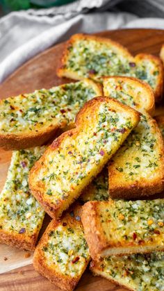 15-Minute Garlic Bread Garlic Bread Recipe Sliced Bread, Garlic Sliced Bread, Garlic Bread With Sandwich Bread, Garlic Bread Toast Easy, Garlic Butter Toast Recipe, Bread To Go With Pasta, Make Your Own Garlic Bread, Easy Garlic Toast With Bread, Garlic Toast With Sliced Bread