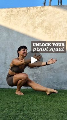 ANDREA SOLOMUN | Fitness & Health on Instagram: "UNLOCK THE PISTOL SQUAT 🔓

🤜🏼 Strength, flexibility, and balance

Yes, they test it all.
I'm not saying you have to do pistol squats to increase all that. You can do other exercises too. But if you want to work on them, this is a good place to start. 💪🏼

Of course, I generalized here, and it can (or should) all be tailored to your needs. But I assure you, doing drills from this video will surely increase strength in your quads, hamstrings, glutes, calves, and core.

That's a huge chunk of your body.

If you need or want personalization on this or any other movement, nutrition plan, or workout programming, DM me or subscribe to my online program &Body 👊🏼✨️

www.andreasolomun.com

#pistolsquat #legday #legworkout #legs #mobilitywork #mo Squat Progression, Squats Workout, Mobility Training, Yoga Education, Yoga Inversions, Leg Exercises, Nutrition Plan, Squat Workout