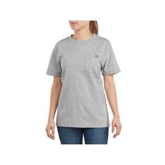 Carhartt T Shirt, Dickies Women, Carhartt Womens, Carhartt Workwear, Carhartt Women, Work Wear Women, Work Tops, Pocket Tshirt, Knitted Tshirt