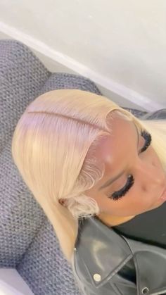 Frontal Install, Frontal Wig Hairstyles, Wig Install, Quick Weave Hairstyles, 613 Blonde, Hair Twist Styles, Pretty Braided Hairstyles, Hair Ponytail Styles, Dope Hairstyles