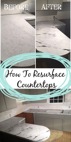 the before and after photos of a kitchen countertop