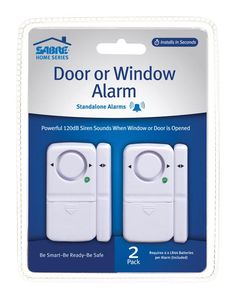 the door or window alarm is packaged in a package with two buttons on each side