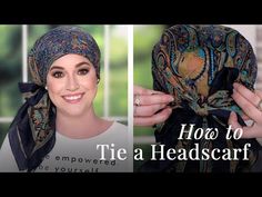 Follow our scarf tying guide whether you're trying to achieve a classic, bandana, twisted crown, or long tail bow look. How To Tie A Square Scarf On Head, Chemo Scarf Tying, How To Tie A Head Scarf, Scarf Tying Hair, Tie Head Scarves, Tie A Head Scarf, Head Scarf Tutorial, Chemo Head Scarf, Tie Scarves