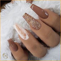 Marble Acrylic Nails, Fab Nails, Long Nail Designs, Winter Nails Acrylic, Coffin Nails Long