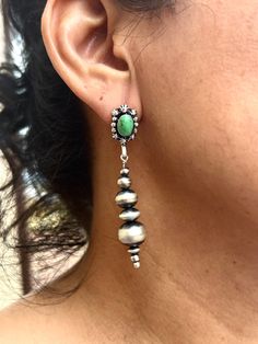 Experience authentic Native American craftsmanship with our Handmade Navajo Pearl Drop Earrings. Each pair is expertly crafted with care and features your choice of stunning turquoise stone. Made here in the USA, these earrings are the perfect touch of elegance and culture. 2 3/4 in length Navajo Pearls, Kids Earrings, Green Turquoise, Native American Jewelry, Pearl Drop Earrings, Pearl Drop, White Topaz, Silver Turquoise, Turquoise Jewelry