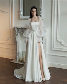 Libra Wedding Dress, Gaun Fashion, 파티 드레스, White Gown, Dream Wedding Ideas Dresses, Fairytale Dress, Fantasy Dress