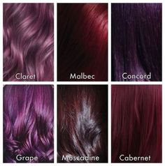 Pelo Color Borgoña, Pelo Color Vino, Hair Color Red, Violet Hair Colors, 2 Hair Color, Maroon Hair, Wine Hair, Violet Hair, Hair Color Burgundy