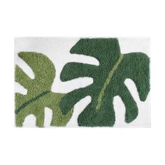 Tropical Garden Bath Rug 20x30 - Allure Home Creation Neutral Bathroom Rug, Dinosaur Bathroom, Bath Matts, Future Bathroom, Kid Bathroom Decor, Condo Decor, Tropical Bathroom, Green Interior Design, Tropical Palm Leaves