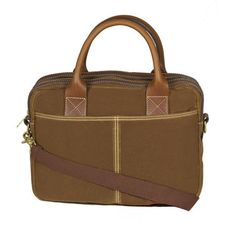 Frankfurt Field Briefcase 1 Rectangular Laptop Bag With Leather Trim For Business Trips, Rectangular Briefcase With Leather Trim For Daily Use, Office Leather Laptop Bag With Leather Trim, Leather Office Laptop Bag With Leather Trim, Leather Laptop Bag With Leather Trim For Office, Business Laptop Bag With Leather Trim In Brown, Brown Leather Trim Laptop Bag For Business, Brown Business Laptop Bag With Leather Trim, Brown Leather Trimmed Briefcase For Office