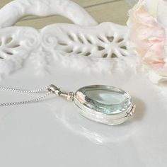 Double Sided Glass Locket Necklace | Sterling Silver Custom Personalized Photo Memory Locket Pendant Glass Locket Pendant, Handmade Wrapping Paper, Sterling Silver Locket Necklace, Memory Locket, Glass Locket, Locket Pendant Necklace, Sterling Silver Cuff Bracelet, Photo Memories, Clothes Closet