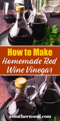 how to make homemade red wine vinegar