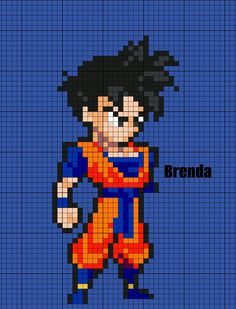 an image of a cartoon character made out of pixels