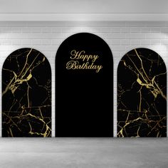 Black and Gold Marble Style Arch Backdrop Cover 50 Fabulous Birthday, Black And Gold Party Decorations, Elegant Party Decorations, Gold Backdrop, Shimmer Wall, Black And Gold Marble, Arch Backdrop, Gold Party Decorations, Marble Wedding