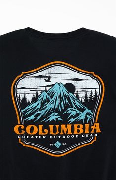 Columbia brings style to your outdoor aesthetic with the new Pivoc T-Shirt. This tee features a crew neckline, short sleeves, a regular fit, a soft cotton fabrication, and Columbia graphics printed left chest & back.


	Crew neckline
	Short sleeves
	Standard fit
	Left chest & back graphics
	100% Cotton
	Machine washable Crew Neck Screen Print T-shirt For Outdoor Activities, Black Crew Neck T-shirt For Camping, Outdoor Crew Neck T-shirt With Screen Print, Logo Print T-shirt For Outdoor Activities, Short Sleeve Logo Print T-shirt For Outdoors, Black T-shirt For Hiking With Letter Print, Short Sleeve T-shirt With Logo For Outdoor Activities, Black Hiking T-shirt With Letter Print, Black Letter Print T-shirt For Hiking