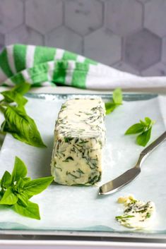 basil butter freeze it for later