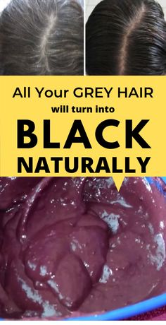 Home remedies for grey hair, they will turn into black naturally #hair #haircare #greyhair #homeremedies #haircaretips Stop Grey Hair, Winter Lip Color, Diy Dry Shampoo, Long Hair Tips, Lip Gloss Colors, Glossy Hair