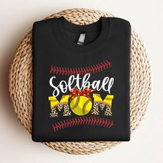 Womens Funny Softball Mom Mothers Day Leopard Baseball Stiches Sweatshirt, Mother Sweatshirt, Sweatshirt For Mom, Mum Sweatshirt – Excoolent The sweatshirt embodies the essence of cozy versatility in modern fashion. Crafted from soft, high-quality fabrics, it offers a blend of comfort and style for everyday wear. With its relaxed fit and warmth, it’s a go-to... Softball Mama, Mommy Shirt, Sweatshirt Collection, Mommy Shirts, Softball Mom, Baseball Softball, Modern Fashion, Heart Print, Sport T Shirt