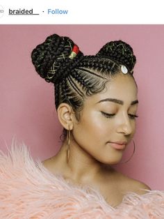 Braided Space Buns, Trendy We Fryzurach, Cabello Afro Natural, Short Box Braids, Space Buns