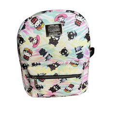 Naruto Shippuden X Hello Kitty And Friends Character Backpack Nwt Pink Hello Kitty Print Casual Backpack, Casual Pink Hello Kitty Backpack, Casual Pink Hello Kitty Print Backpack, Trendy Hello Kitty Backpack For Back To School, Playful Hello Kitty Backpack, Playful Hello Kitty Print Backpack, Kawaii Multicolor Backpack, Trendy Pink Hello Kitty Print Backpack, Hello Kitty Print Multicolor Backpack For Travel