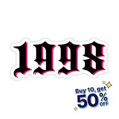 a sticker with the word sale written in black and pink ink on white background