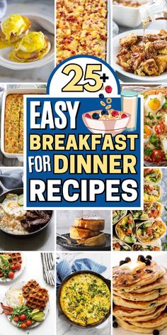 25 easy breakfast for dinner recipes