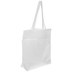 Details: 	 Dimensions: 18.5" x 16.5" 	 Handle Drop Length: 11" 	 Color: White 	 Content: 100% Polyester 	 Quantity: 1 Create a completely cool and unique accessory that you can use to take your essentials on the go! Tote Bag Sublimation Blank has a solid white exterior that can be embellished with your very own sublimation designs. It features a large pocket on one side of its exterior for extra storage. Show off your artistry with an accessory that reflects your one-of-a-kind style! Hobby Lobby Store, White Exterior, Diy Projects Videos, Sublimation Blanks, Art Trends, Needle Art, Scrapbook Paper Crafts, Yarn Needle, Extra Storage