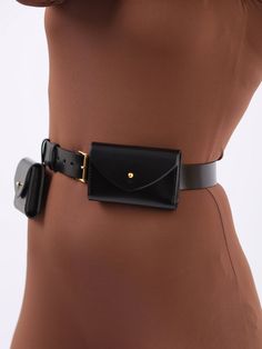 Handcrafted from smooth Italian leather, the Double Micro Bag Belt combines style with functionality. Featuring two separated micro bags, it can hold your essential items such as keys, credit cards or other small items. The detachable bags and the adjustable belt create a versatile accessory that allows customization to your liking. Perfect for various occasions, the belt bag can be paired with a sporty jumpsuit for a chic festival look, or with a blazer for a stylish outfit. Micro Bag Size: Hei Belt Bag Outfit, Belt Bag Fashion, Wallet Belt, Waist Bag Leather, Trendy Belts, Waist Purse, Micro Bags, Small Belt, Micro Bag