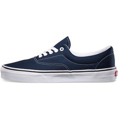 Vans Era Low-top Navy VN000EWZNVY The Era, Vans classic low top lace-up skate shoe, has a durable double-stitched canvas upper with padded tongue and lining and Vans signature Waffle Outsole. Elastic Lace-up Skate Shoes For Skateboarding, Vans Lace-up Canvas Shoes, Vans Low-top Skate Shoes With Rubber Toe Cap, Urban Lace-up Canvas Skateboarding Shoes, Vans Low-top Canvas Shoes With Gum Sole, Vans Cotton Canvas Shoes With Gum Sole, Casual Low-top Canvas Shoes For Skateboarding, Vans Casual Canvas Shoes, Vans Low-top Cotton Sneakers