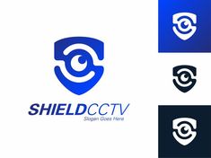 shield cctv logo with the letter c