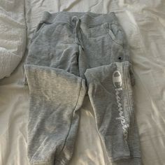 Champion Sweatpants Never Worn Nike Sweatsuit, Champion Joggers, Champion Sweatpants, Fancy Dresses, Kids Bottoms, Sweatpants, Fast Delivery, Nike, Grey