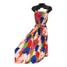 Sam Edelman Gorgeous Orange Blue Pink Floral Jpy Retro Floral Plisse Pleated Belted Midi Dress Size Xl New Stunninh Multi Color Floral Pleated Spaghetti Strap Swimg Dress How Pretty !!! Perfect Wedding Guest Collection Dress!! Turn Heads With This Orange Blue Pink Floral Pleated Midi Dress, Complete With A Tie-Waist Detail And Delicate Spaghetti Straps. Fits True To Size Body-Skimming Fit Through The Bust, Waist, And Hips Slightly Stretchy Fabric Designed To Hit At Mid Calf Scoop Neck Pullover S Multicolor Midi-length Dress With Pockets, Retro Multicolor A-line Midi Dress, Multicolor V-neck Midi Dress With Vibrant Print, Multicolor Vibrant Print V-neck Dress, Red V-neck Midi Dress With Vibrant Print, Orange Retro, Belted Midi Dress, Pleated Midi Dress, Retro Floral