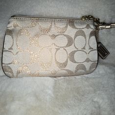 Nwot Pristine Condition. No Tears,Rups,Rubbing, Nor Stains. This Rose Gold Wristlet Is Perfect When Tou Don't Care To Be Weighed Down W A Heavy Purse. Grab Your Lip Gloss, Money, And Keys And Head Out. Coach Gold Clutch Wristlet, Gold Coach Clutch Wristlet, Coach Elegant Wristlet Gift, Elegant Coach Wristlet Perfect For Gifts, Elegant Coach Wristlet For Gift, Elegant Coach Wristlet As Gift, Elegant Gold Coach Wristlet, Coach Gold Rectangular Wristlet, Gold Rectangular Coach Wristlet