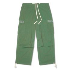 Oversized big fit cargo pants  Easy access cargo pockets  Two front side side pockets  Adjustable bottom leg opening Pleasures logo embroidery on pockets Waist with drawcord to optimize fit  52% Poly & 48% Linen   SKU: P23F012-GREEN Embroidery On Pockets, Cargo Pants Green, Fit Cargo Pants, Kid Lifestyle, Sweater Pants, Tee Dress, Logo Embroidery, Swimwear Accessories, Embroidery Logo