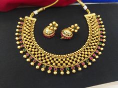 Indian Jewelry Necklace Set Bollywood Ethnic Gold Plated Necklace Set Ethnic Indian Jewelry Party Wear Campu Necklace Set by FashionjewelryIN on Etsy Multicolor Round Temple Jewelry Necklaces, Bollywood Style Metal Necklace For Festivals, Bollywood Style Metal Necklaces For Festivals, Multicolor Round Necklace For Festivals, Multicolor Round Necklaces For Festivals, Multicolor Festival Necklaces, Bollywood Style Metal Necklace For Diwali, Gold Temple Jewelry Necklaces For Festivals, Diwali Bollywood Style Metal Necklace