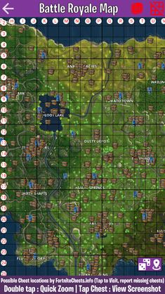 the battle royale map is shown in purple